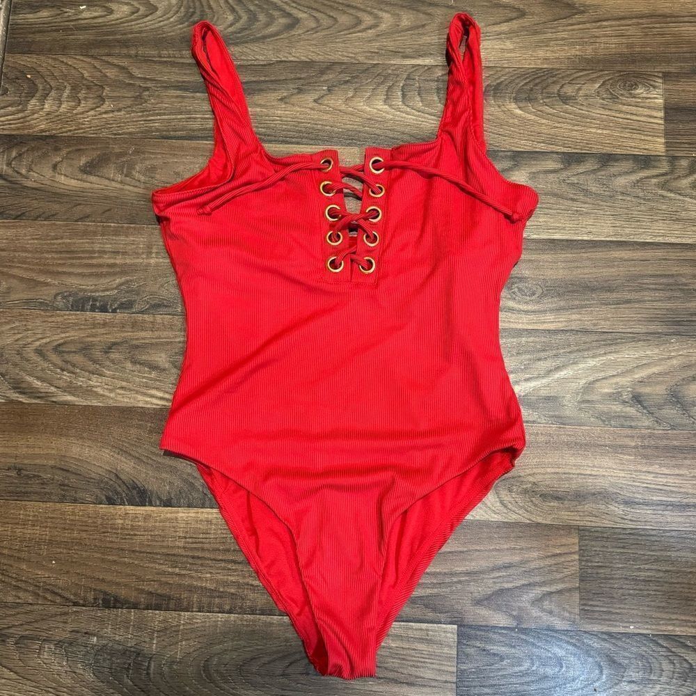 Fashion Nova Red Bathing suit